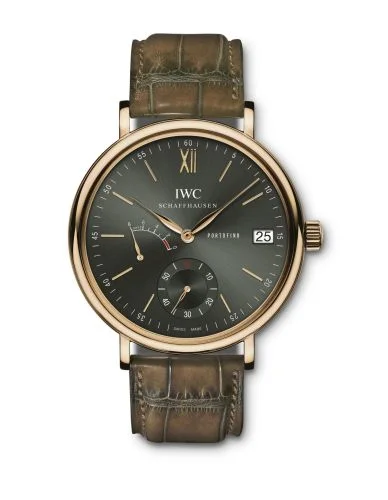 IWC Portofino Hand-Wound Eight Days Red Gold / Green / Harrods