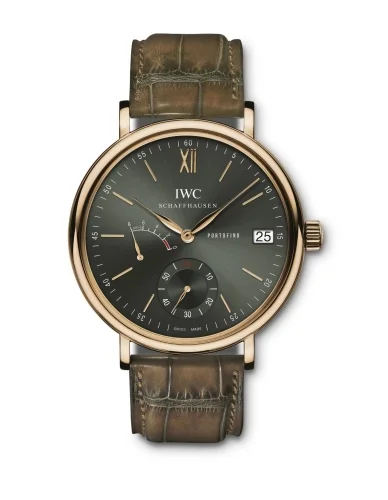 IWC IWC - IW5101-18 Portofino Hand-Wound Eight Days Red Gold / Green / Harrods