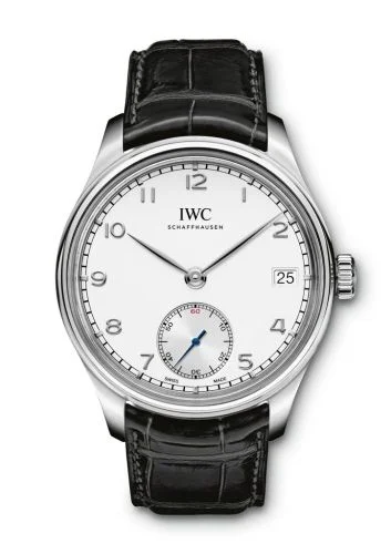 IWC - IW5102-03 Portuguese Hand-Wound Eight Days Stainless Steel / Silver