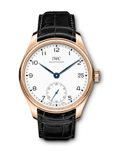 IWC - IW5102-11 Portugieser Hand-Wound Eight Days "150 Years" Red Gold / White