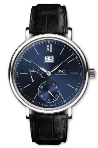 IWC - IW5161-04 Portofino Hand-Wound Big Date White Gold / Laureus Charity Night Milano 2016