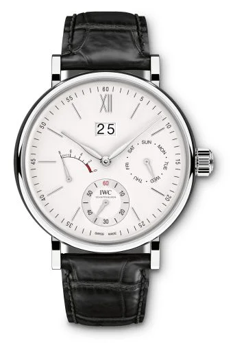 IWC Portofino Hand-Wound Day & Date Stainless Steel / Silver