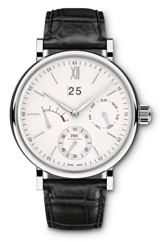 IWC IWC - IW5162-01 Portofino Hand-Wound Day & Date Stainless Steel / Silver