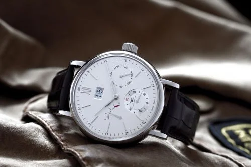IWC IWC - IW5162-01 Portofino Hand-Wound Day & Date Stainless Steel / Silver