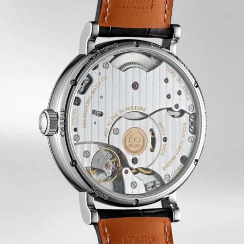 IWC IWC - IW5164-06 Portofino Hand-Wound Eight Days Moonphase 150 Years Stainless Steel / White