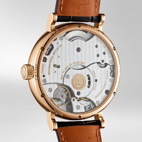 IWC IWC - IW5164-07 Portofino Hand-Wound Eight Days Moonphase 150 Years Red Gold / Blue