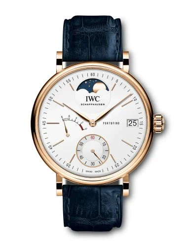 IWC Portofino Hand-Wound Eight Days Moonphase Red Gold / Silver