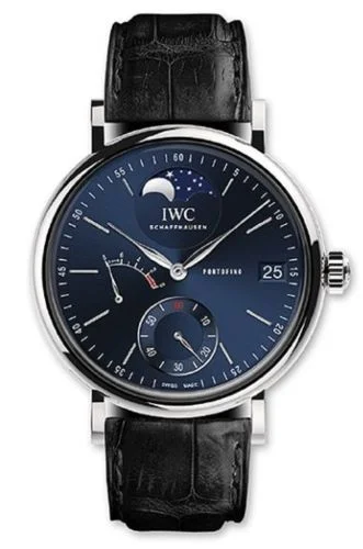 IWC Portofino Hand-Wound Eight Days Moonphase Platinum / Laureus Charity Night Milano 2018