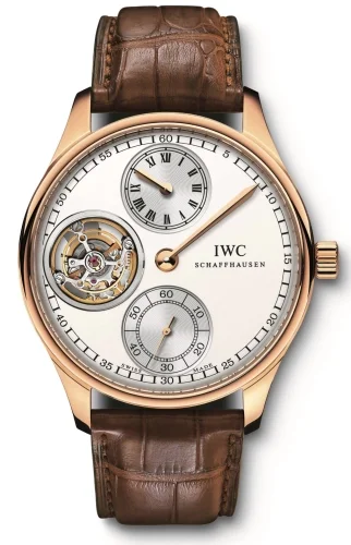 IWC IWC - IW5446-02 Portugieser Regulateur Tourbillon Rose Gold / Silver