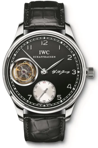 IWC IWC - IW5447-04 Portugieser Tourbillon Hand-Wound F.A. Jones Platinum / Black