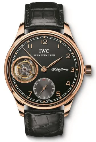 IWC Portugieser Tourbillon Hand-Wound F.A. Jones Red Gold / Black