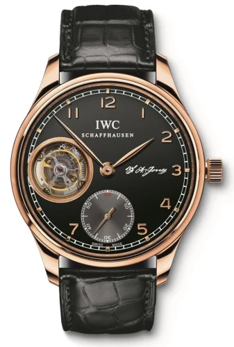 IWC IWC - IW5447-05 Portugieser Tourbillon Hand-Wound F.A. Jones Red Gold / Black