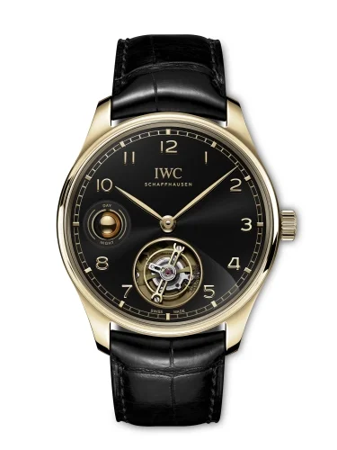 IWC IWC - IW5459-01 Portugieser Hand-Wound Tourbillon Day & Night Armor Gold / Black