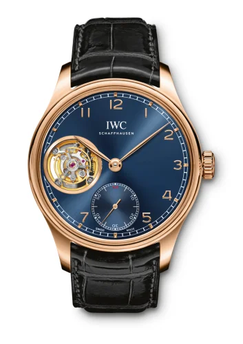 IWC Portugieser Tourbillon Red Gold / Blue