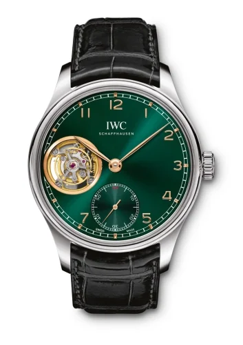 IWC IWC - IW5463-07 Portugieser Tourbillon Hand-Wound White Gold / Green / Middle East