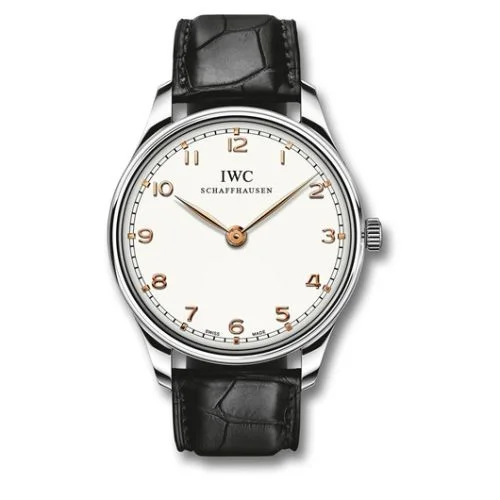 IWC Portuguese Hand-wound Pure Classic Stainless Steel / Silver