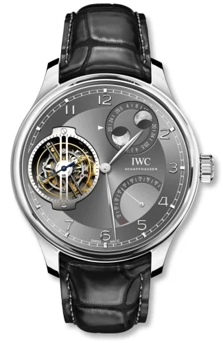 IWC IWC - IW5901-02 Portugieser Constant-Force Tourbillon Double Moon Platinum / Ardoise