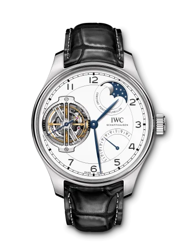 IWC Portugieser Constant-Force Tourbillon Edition “150 Years” Platinum / White