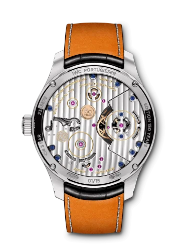 IWC IWC - IW5902-03 Portugieser Constant-Force Tourbillon Edition “150 Years” Platinum / Blue