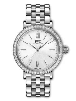 IWC - IW6576-01 Portofino 34 Stainless Steel - Diamond / Silver / Bracelet