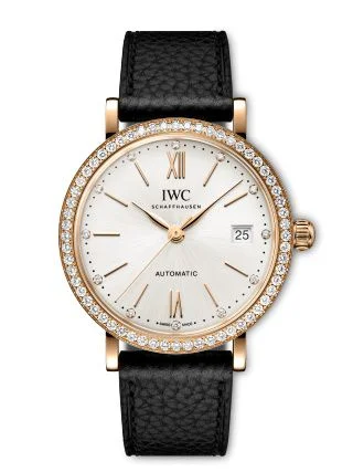 IWC - IW6586-03 Portofino Automatic 37 Red Gold - Diamond / Silver