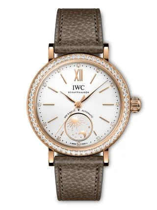 IWC Portofino Day & Night 34 Red Gold - Diamond / Silver