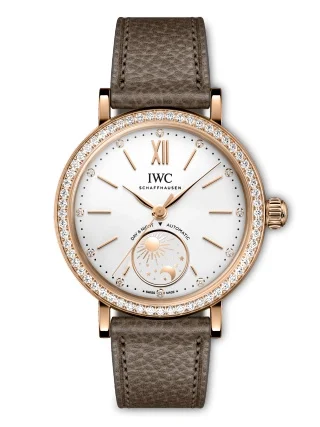 IWC IWC - IW6598-02 Portofino Day & Night 34 Red Gold - Diamond / Silver