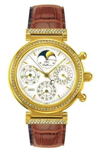 IWC - IW8153-03 Da Vinci Perpetual Yellow Gold / Diamond / White / English