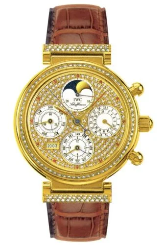 IWC - IW8153-07 Da Vinci Perpetual Yellow Gold / Diamond / Paved / English