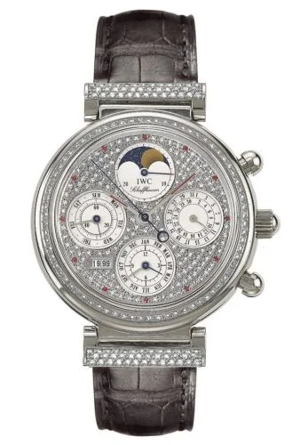 IWC - IW8153-14 Da Vinci Perpetual White Gold / Diamond / Paved / Italian