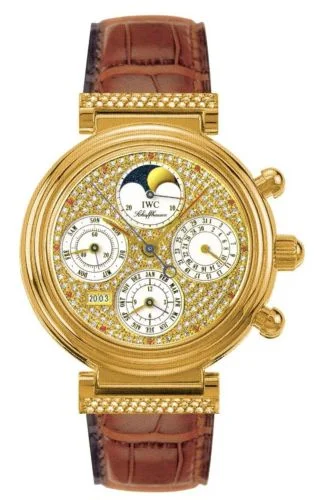 IWC - IW8153-17 Da Vinci Perpetual Red Gold / Diamond / Paved / English
