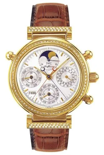 IWC - IW8154-02 Da Vinci Perpetual Rattrapante Yellow Gold / Diamond / Silver / Italian
