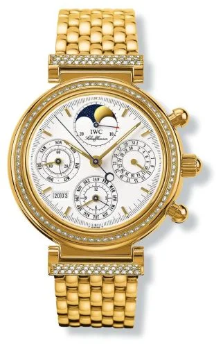IWC - IW9253-01 Da Vinci Perpetual Yellow Gold / Diamond / White / German / Bracelet