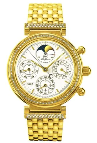IWC - IW9253-03 Da Vinci Perpetual Yellow Gold / Diamond / White / English / Bracelet