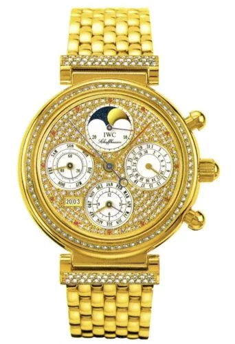 IWC - IW9253-07 Da Vinci Perpetual Yellow Gold / Diamond / Paved / English