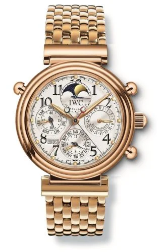 IWC - IW9272-02 Da Vinci Perpetual Rattrapante Rose Gold / Silver / Italian / Bracelet