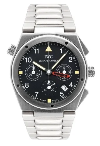 IWC IWC - IW9515-04 Ingenieur Mecaquartz Chronograph Alarm White Gold / Black / Bracelet