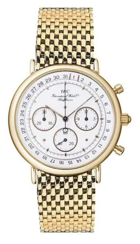IWC - IW9531-01 Portofino Chronograph MecaQuartz Yellow Gold / White / Bracelet