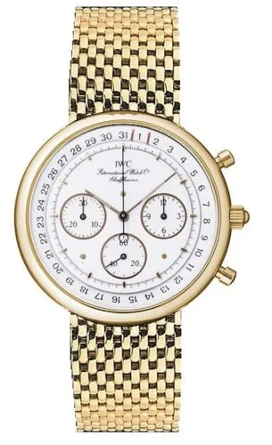 IWC - IW9551-01 Portofino Chronograph MecaQuartz Yellow Gold / White / Bracelet