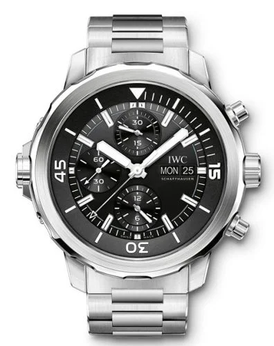 IWC - IW3768-04 Aquatimer Chronograph Stainless Steel / Black / Bracelet