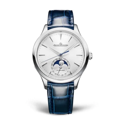 Jaeger-LeCoultre Jaeger-LeCoultre - 1248420 Master Ultra Thin Moon 36 Stainless Steel / Silver / Alligator