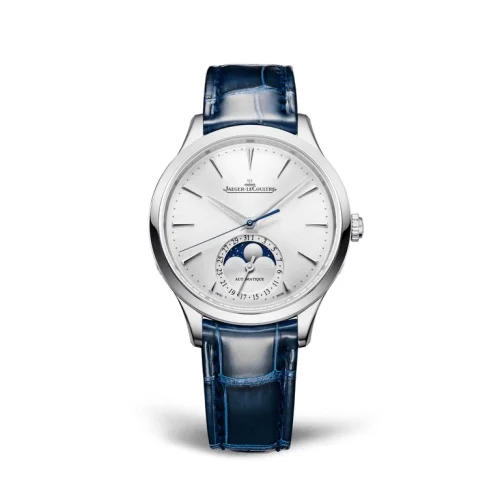Jaeger-LeCoultre Jaeger-LeCoultre - 124842J Master Ultra Thin Moon 36 Stainless Steel / Silver / Alligator