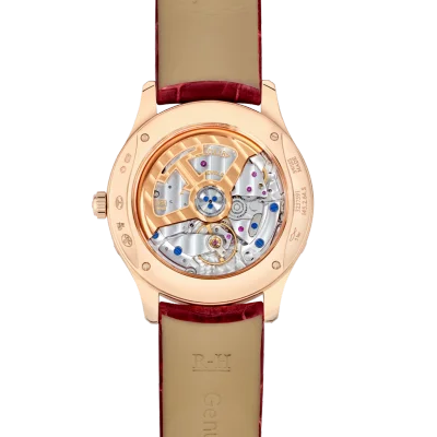 Jaeger-LeCoultre Jaeger-LeCoultre - 1252501 Master Ultra Thin Moon 34 Pink Gold / Diamond / Eggshell / Alligator