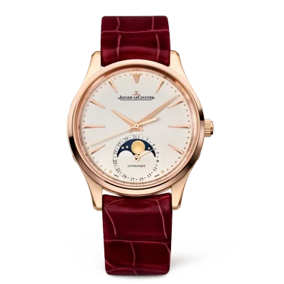 Jaeger-LeCoultre Jaeger-LeCoultre - 1252520 Master Ultra Thin Moon 34 Pink Gold / Eggshell / Alligator