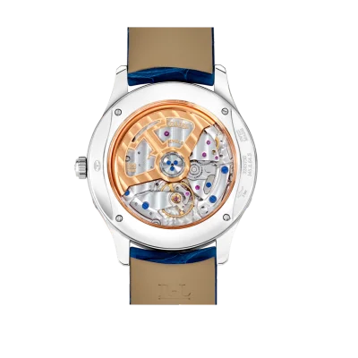 Jaeger-LeCoultre Jaeger-LeCoultre - 1258401 Master Ultra Thin Moon 34 Stainless Steel / Diamond / Silver / Alligator