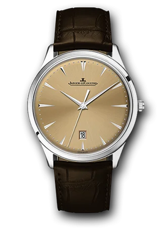 Jaeger-LeCoultre - 1288430 Master Ultra Thin Date Stainless Steel / Champagne