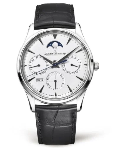 Jaeger-LeCoultre - 1303520 Master Ultra Thin Perpetual White Gold / Silver / Alligator