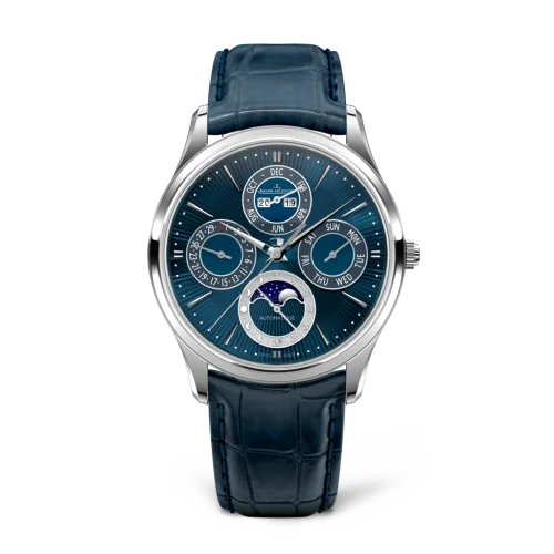 Jaeger-LeCoultre Jaeger-LeCoultre - 13035E1 Master Ultra Thin Perpetual White Gold / Blue Enamel