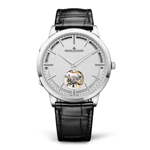 Jaeger-LeCoultre Master Ultra Thin Minute Repeater Flying Tourbillon White Gold / Silver