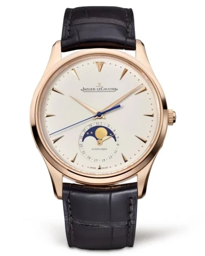 Jaeger-LeCoultre Jaeger-LeCoultre - 1362520 Master Ultra Thin Moon Pink Gold / Eggshell / Alligator